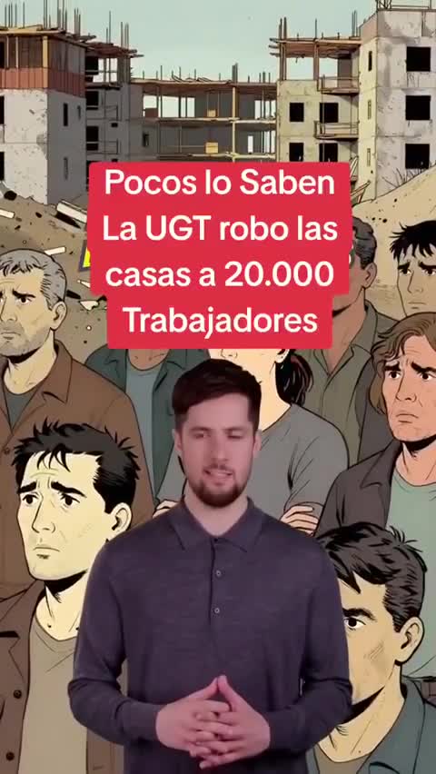 UGT le robó la casa a 20.000 trabajadores españoles y el gobierno socialista miró hacía otro lado