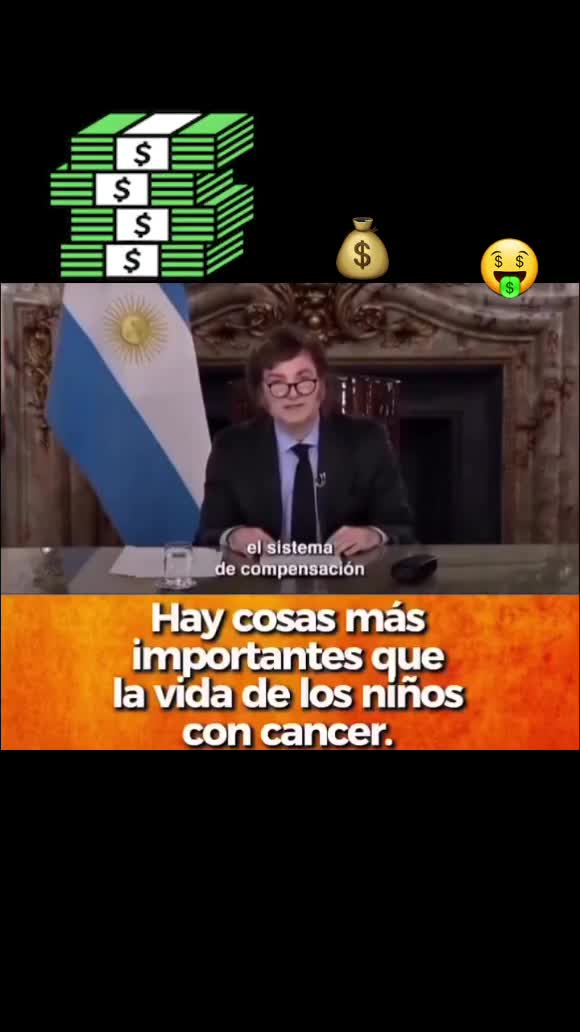 Milei elimina el sistema de compensación económica del Estado a personas con discapacidad, trasplantadas y niños con cáncer y dice que hay cosas mucho más importantes a las que destinar el dinero