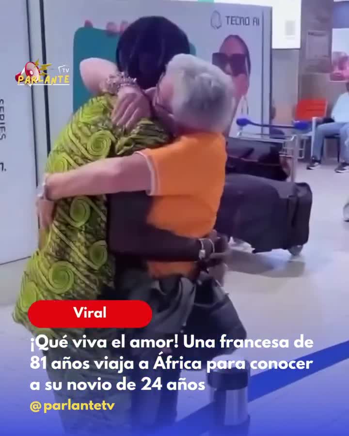 Una francesa de 81 años viaja a África para conocer a su amor de 24 años