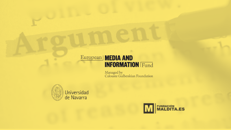 La Fundación Maldita.es lidera un proyecto para investigar el impacto del argument checking como complemento a la verificación