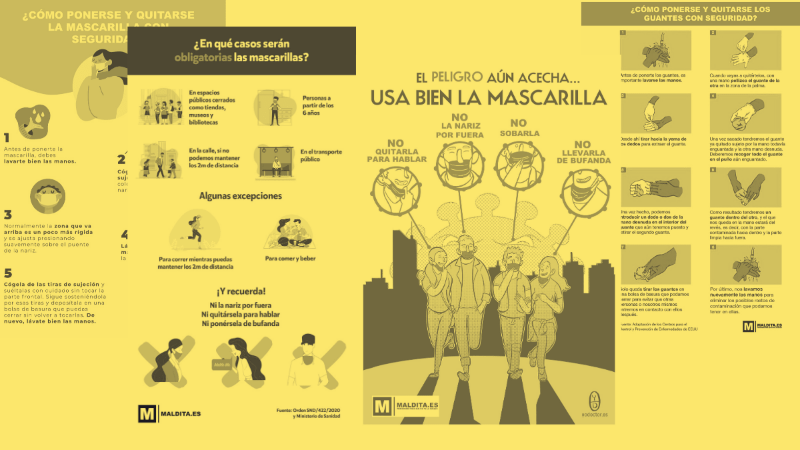 Descarga e imprime los carteles de Maldita con todas las indicaciones para protegerte del coronavirus