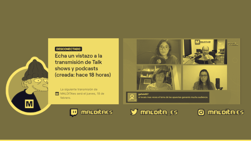 How they fool us with sports betting: Maldita.es on Twitch about addictions and the influence of betting shops