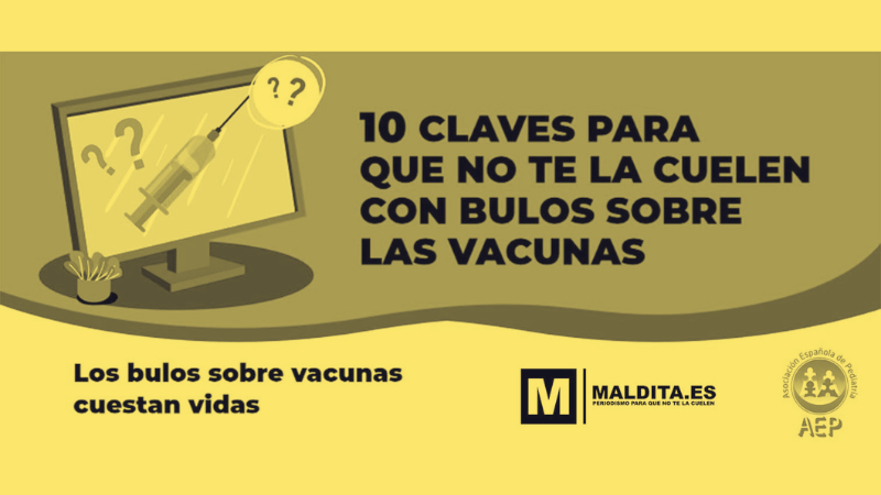 The Spanish Association of Pediatrics and Maldita.es join forces to fight disinformation about vaccination