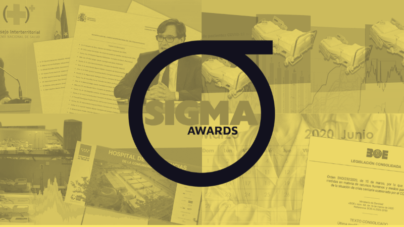 Maldito Dato nominated for the Sigma Awards, the international data journalism awards, for its work during 2021