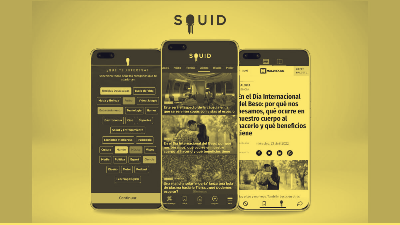 Maldita.es can also be read on Squid: this is how this personalized news app works