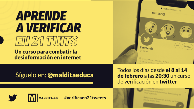 Learn to fact-check in 21 tweets: a micro-course to fight disinformation on the internet