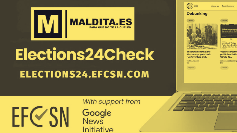 Maldita.es participa en la creación de la mayor base de datos de fact-checking para las Elecciones Europeas 2024