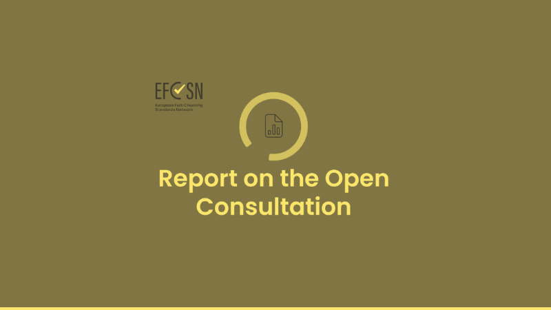 El Proyecto EFCSN publica los resultados de la Consulta Abierta que inspirarán el Código de Estándares Europeos para verificadores y organizaciones de investigación con fuentes abiertas