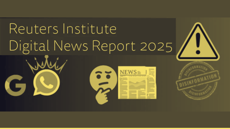 España es el tercer país europeo con mayor preocupación por la desinformación, según el Digital News Report