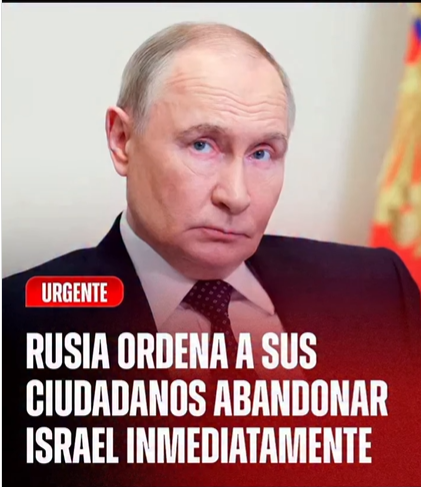 Rusia y China ordenan a sus ciudadanos abandonar Israel