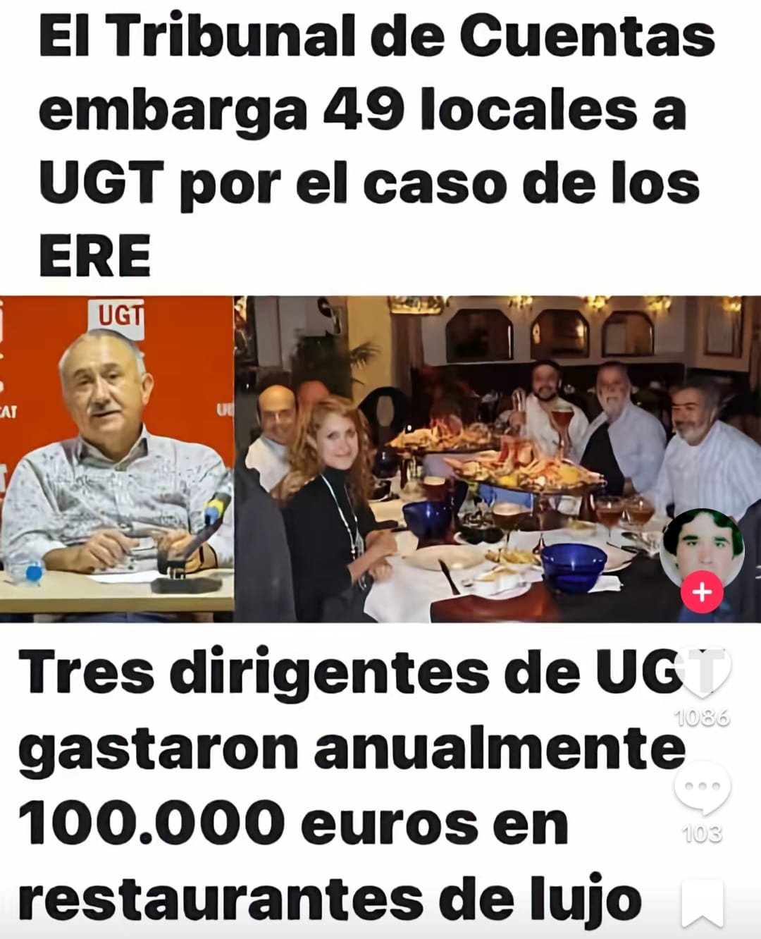 El supuesto "embargo de 49 locales a UGT por los ERE" es una noticia de 2021: nunca se ejecutó y el procedimiento está paralizado por causas penales