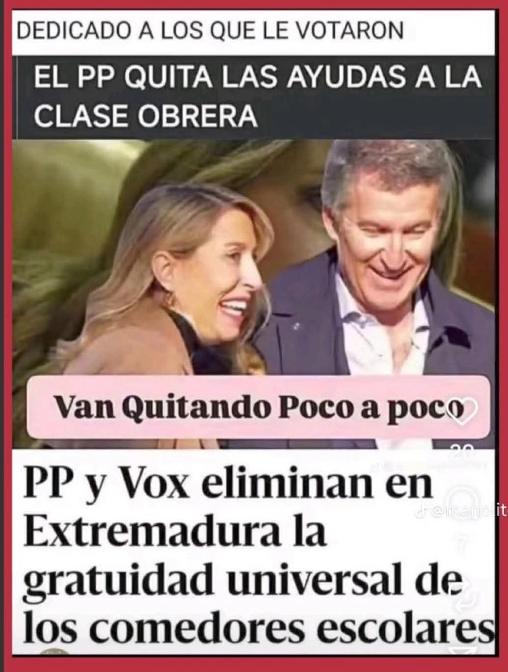 PP y Vox eliminan en Extremadura la gratuidad universal de los comedores escolares