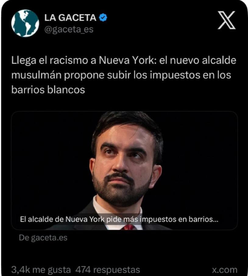 La subida de impuestos a los “barrios ricos y con mayor población blanca” en Nueva York: es una medida propuesta por Mamdani en materia de vivienda