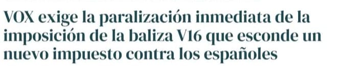 Qué sabemos sobre la petición de Vox de paralizar la "imposición" de la baliza V16