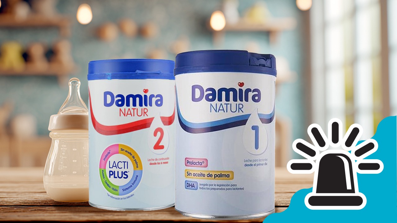 Sí, la AESAN ha emitido una alerta alimentaria en España por posible presencia de una toxina en fórmulas infantiles de la marca Damira