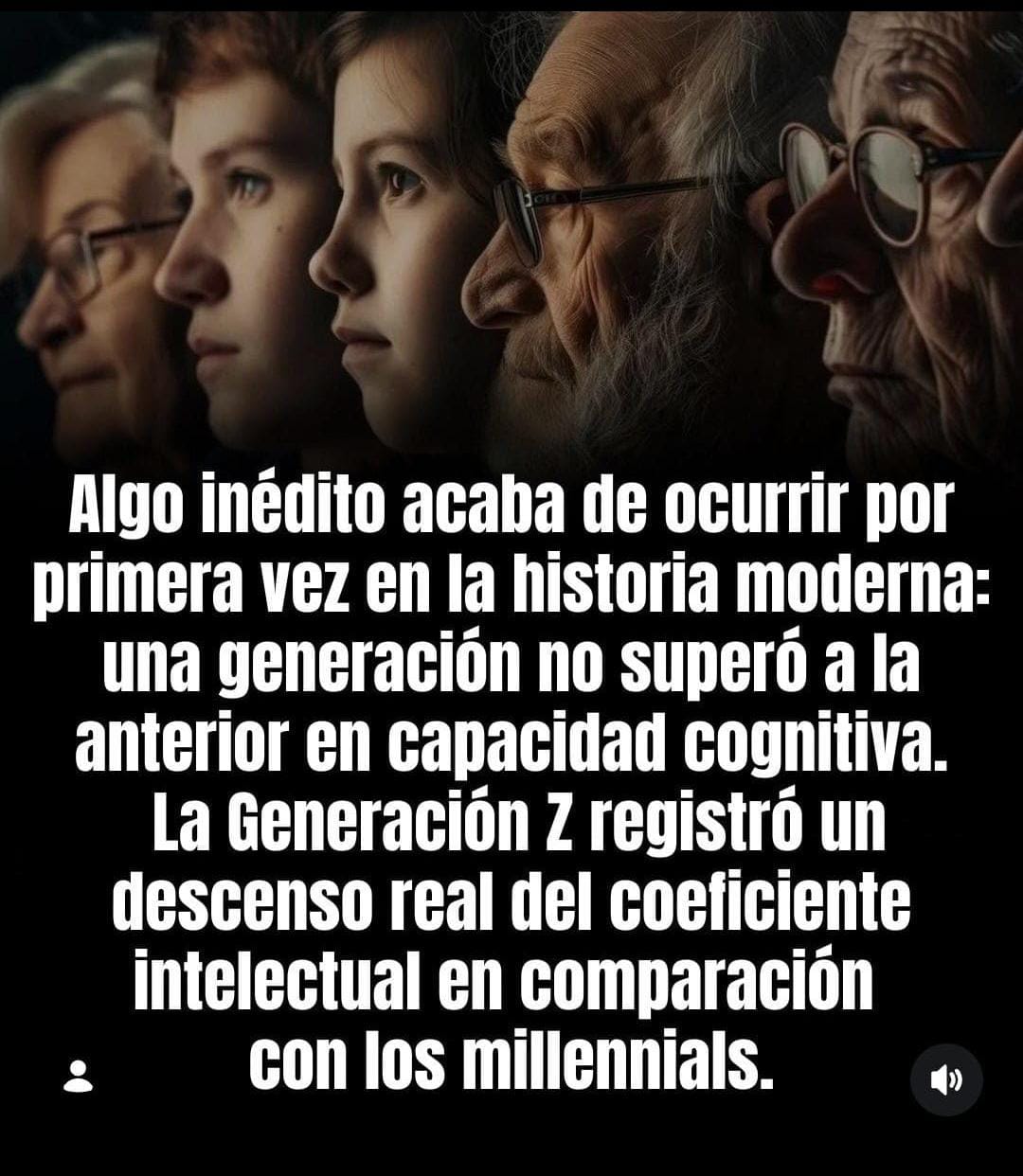 La Generación Z registró un descenso real del coeficiente intelectual en comparación con los millennials