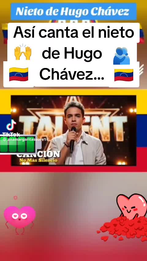 No, este vídeo del supuesto "nieto de Hugo Chávez" en Got Talent no es real: está generado con IA