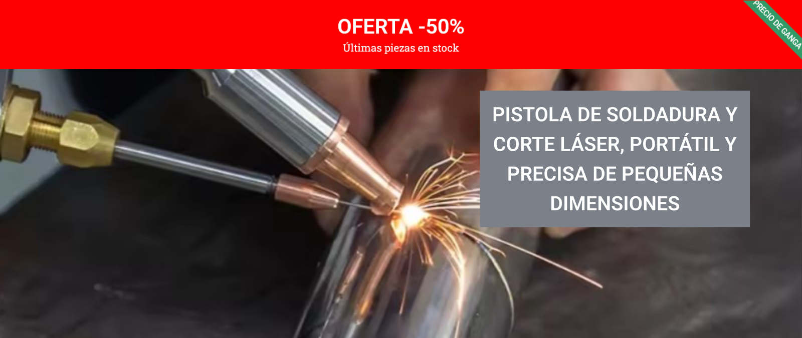 Cuidado con esta web que ofrece una pistola de soldar a mitad de precio por el Black Friday