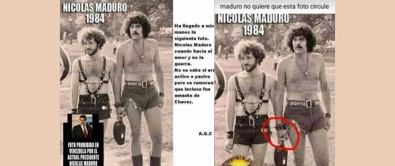 No, la persona que aparece en esta fotografía no es Nicolás Maduro: es un montaje