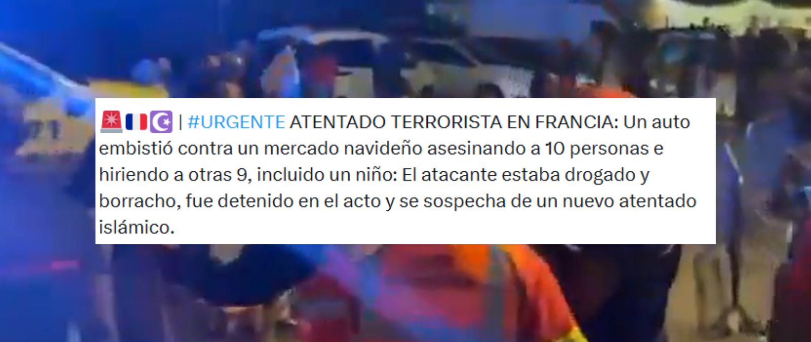 El supuesto "ataque terrorista" en un encendido de luces navideñas en Francia: ocurrió en Guadalupe, no dejó muertos y tampoco hay pruebas de que haya sido por motivos religiosos