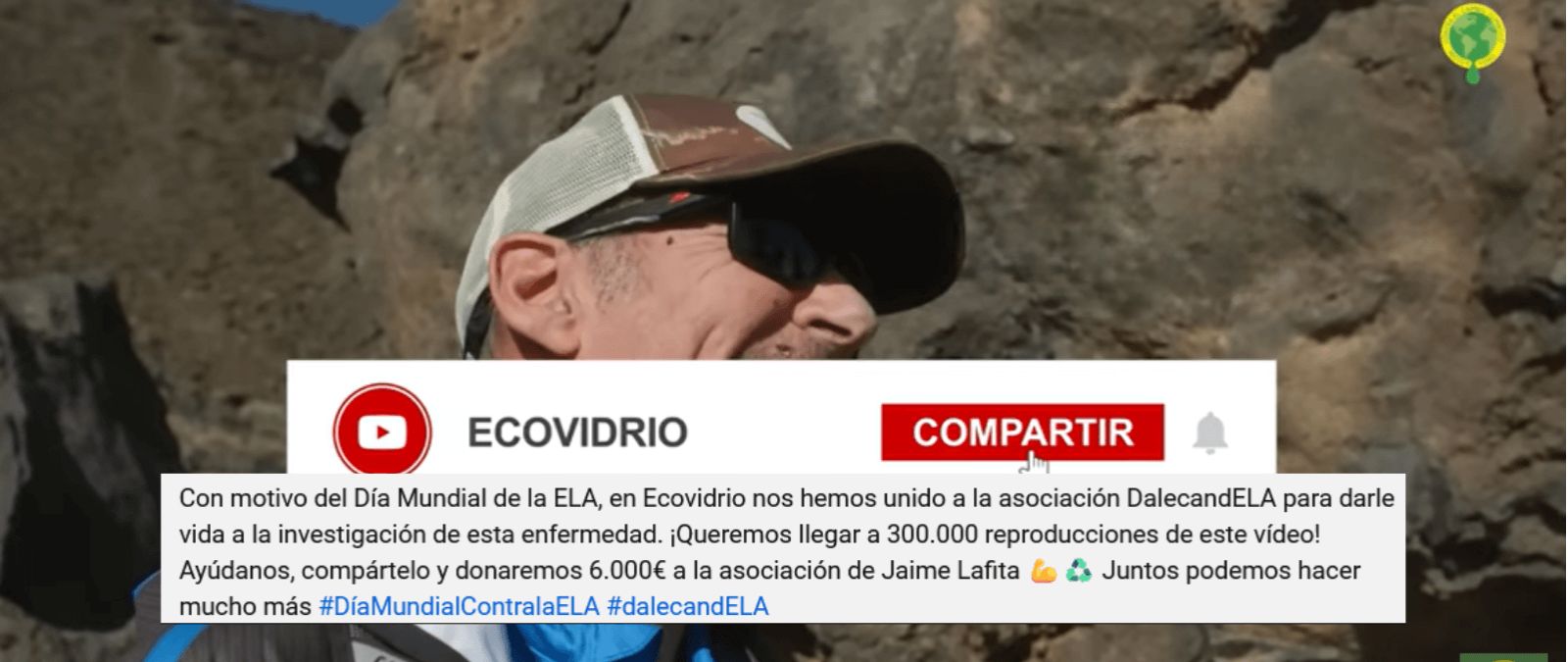 Qué sabemos del vídeo de Ecovidrio sobre el Día Mundial de la ELA para recaudar dinero: es real, pero la recaudación ya está cerrada