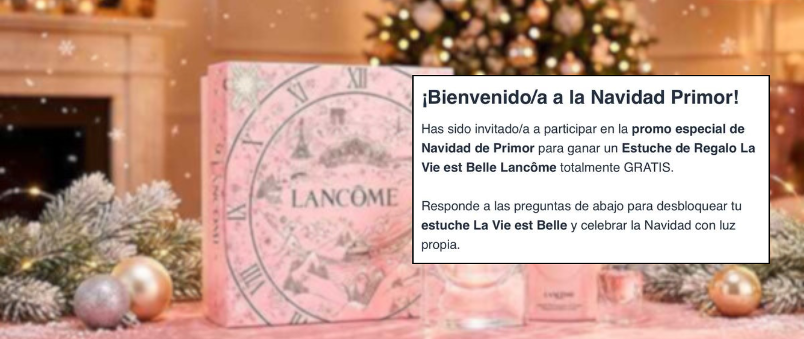 Primor no regala un estuche 'La vie est belle' de Lancôme por Navidad, es un timo