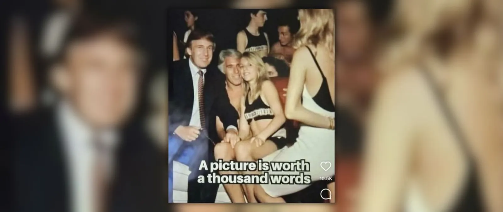 No, esta imagen de Trump con Epstein y con una adolescente no es real: tiene indicios de haber sido generada con IA