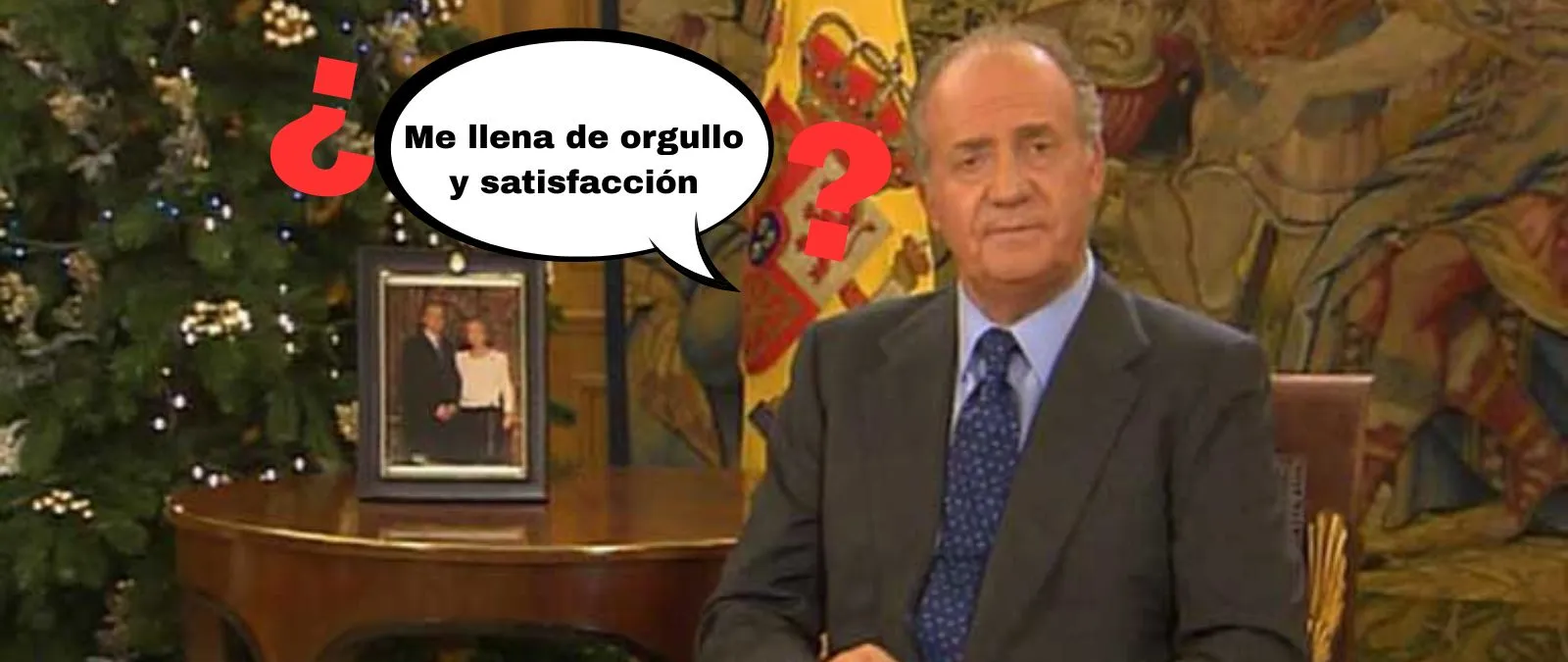 ¿Me llena de orgullo y satisfacción? El rey Juan Carlos nunca pronunció literalmente esta frase en un discurso de Navidad, sí con variaciones y en otras ocasiones