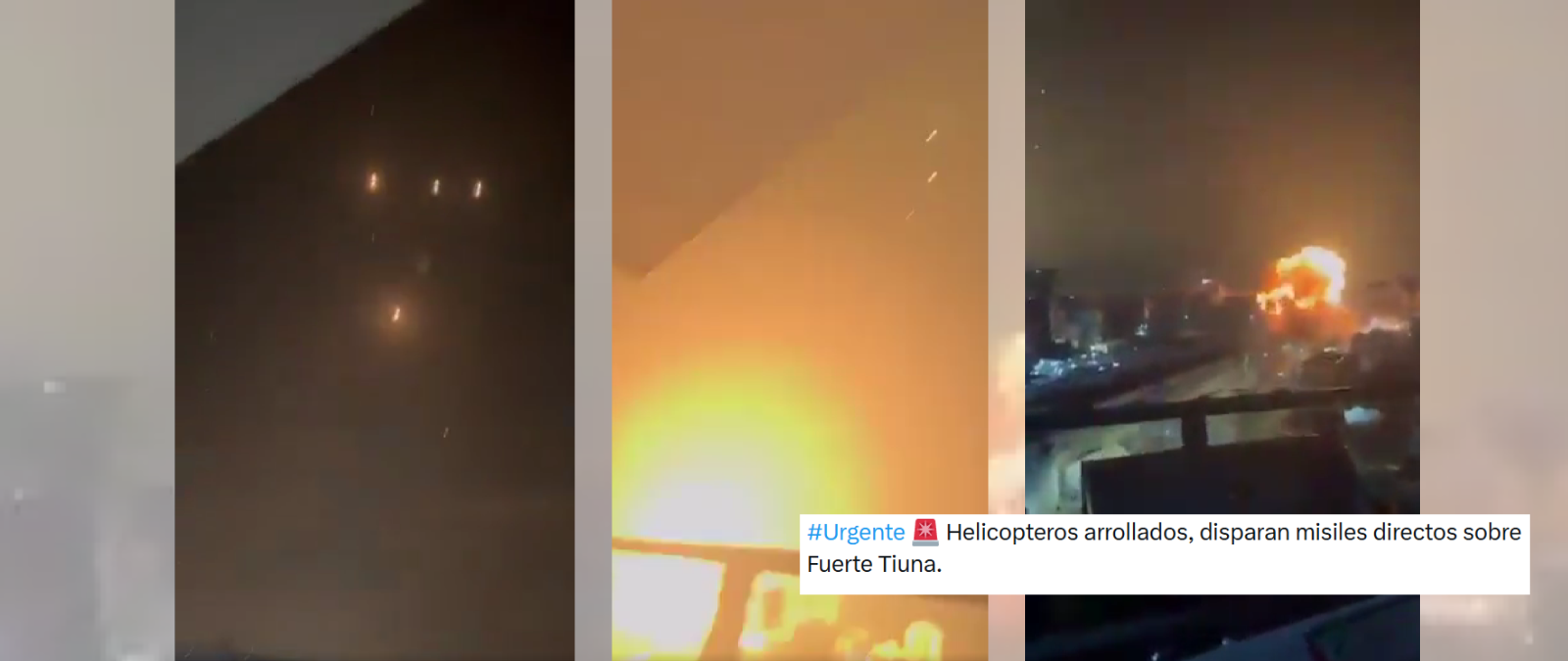 No, este vídeo no es un ataque de Estados Unidos a Caracas (Venezuela): es de junio de 2025