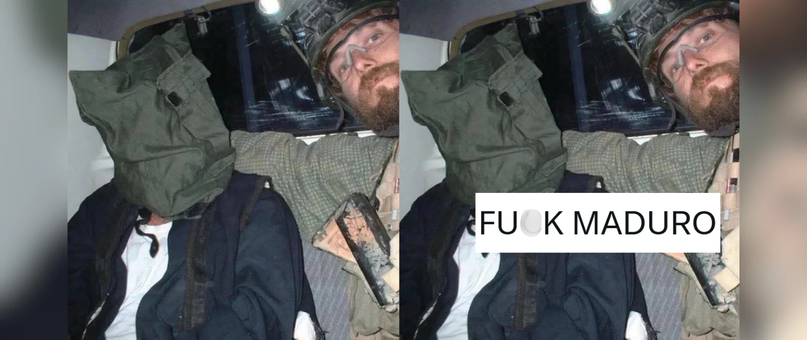 Es falso que el encapuchado de esta fotografía sea Nicolás Maduro: es el dictador iraquí Sadam Huseín en 2003