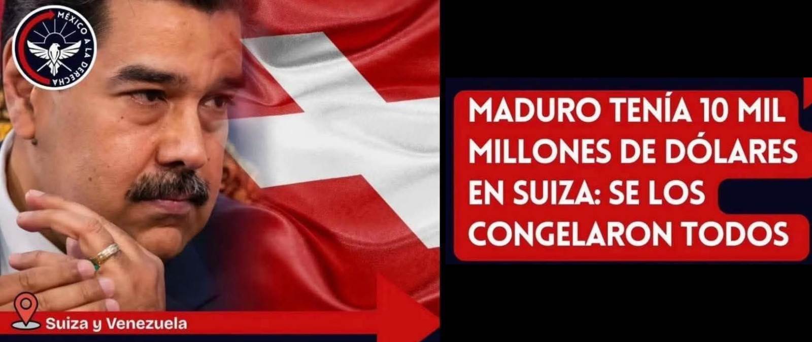 Qué sabemos sobre los supuestos 10.000 millones de dólares de Maduro congelados en Suiza