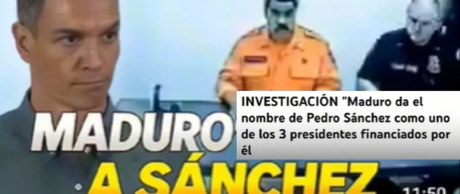 La supuesta acusación de Nicolás Maduro a Pedro Sánchez de ser uno de los tres presidentes europeos financiados por el Cartel de los Soles de la que no hay rastro