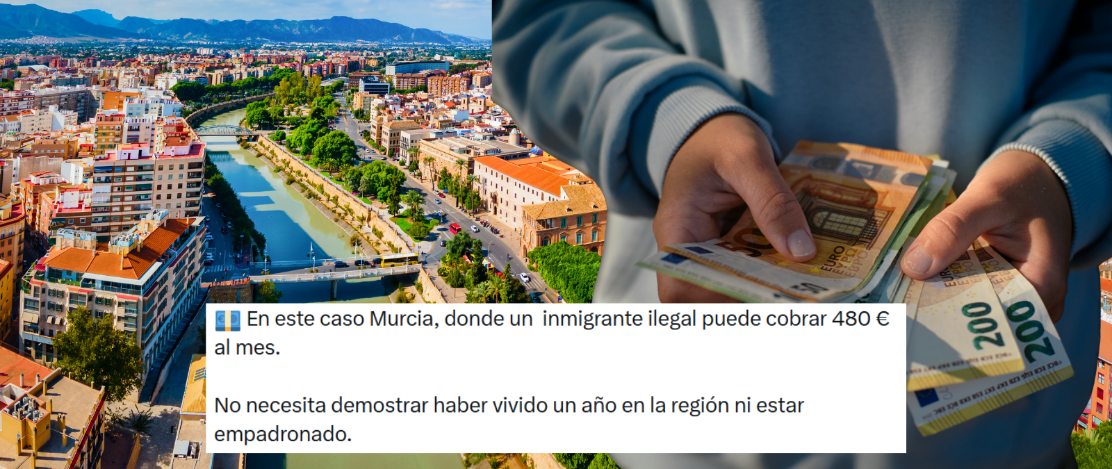 No, los “inmigrantes ilegales” no pueden cobrar 480 euros de Renta Básica de Inserción en Murcia: se exige residencia legal, con excepciones que no incluyen a inmigrantes irregulares