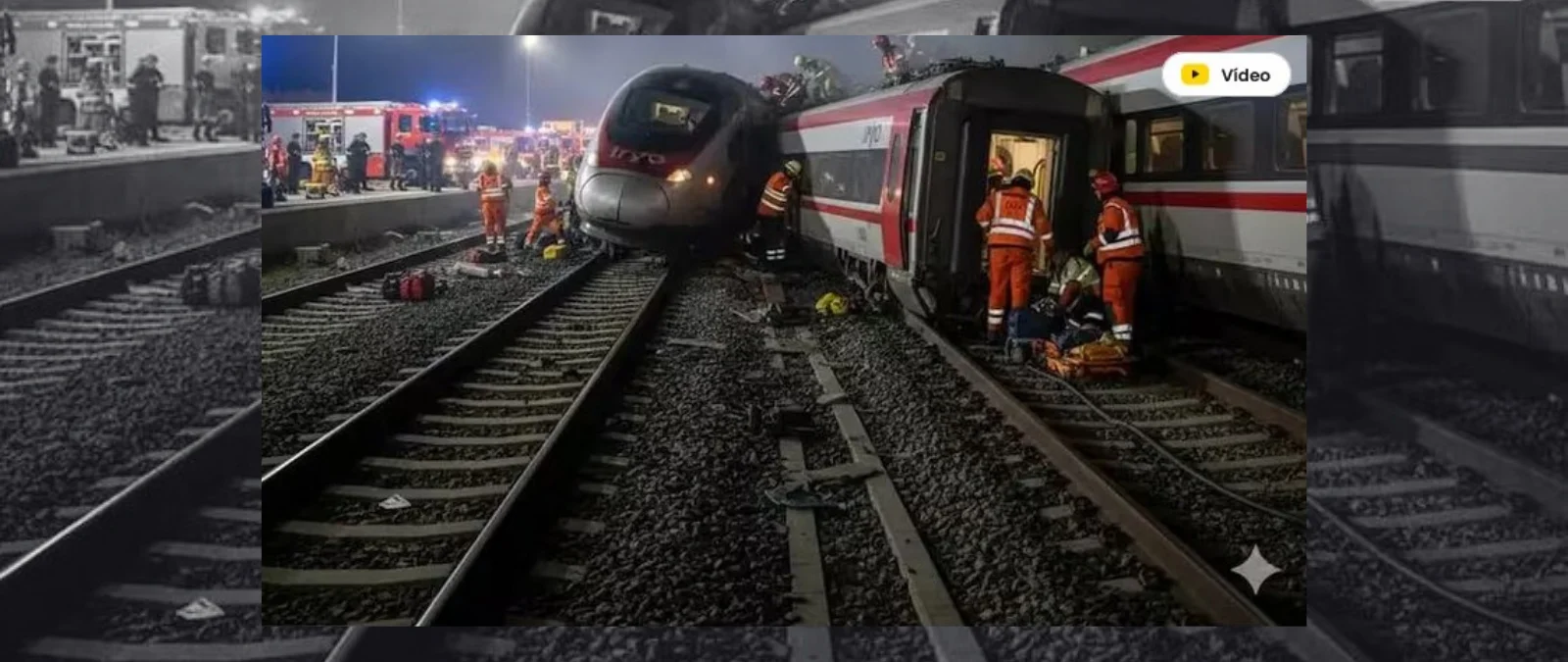 No, esta imagen de los trenes después del accidente en Adamuz (Córdoba) no es real: ha sido creada con inteligencia artificial