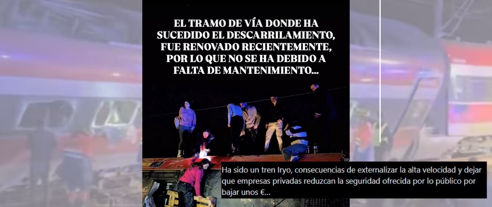 Iryo niega que el tren del accidente de Adamuz estuviera averiado una semana: "Pasó con éxito sus últimas dos revisiones rutinarias el 15 y 7 de enero"