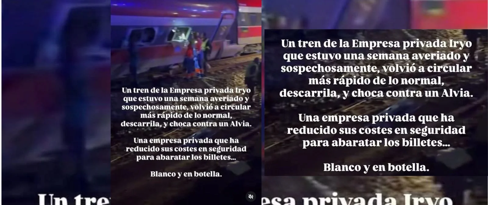 Iryo niega que el tren del accidente de Adamuz estuviera averiado una semana: "Pasó con éxito sus últimas dos revisiones rutinarias el 15 y 7 de enero"
