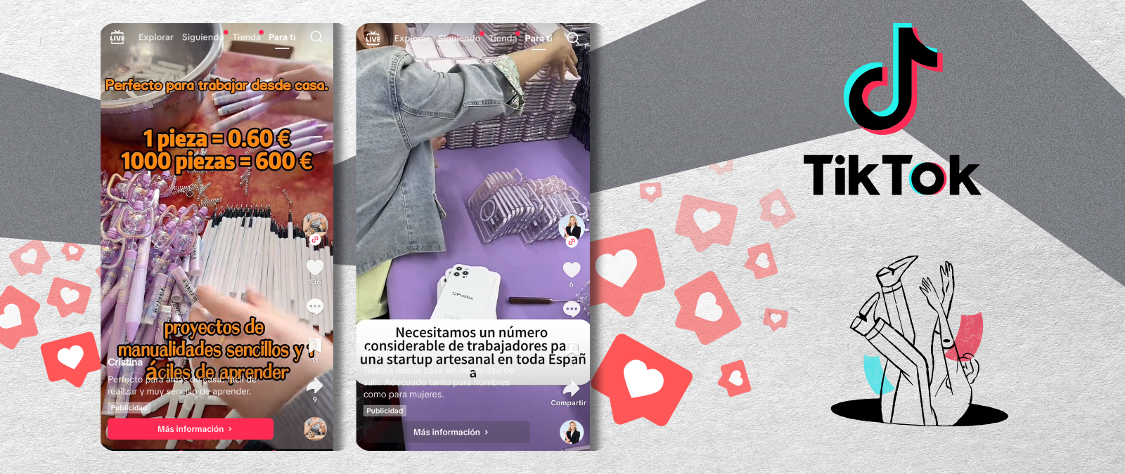 "Este trabajo se puede realizar desde casa": cuidado con los anuncios de TikTok que prometen falsos empleos y terminas pagando por trabajar