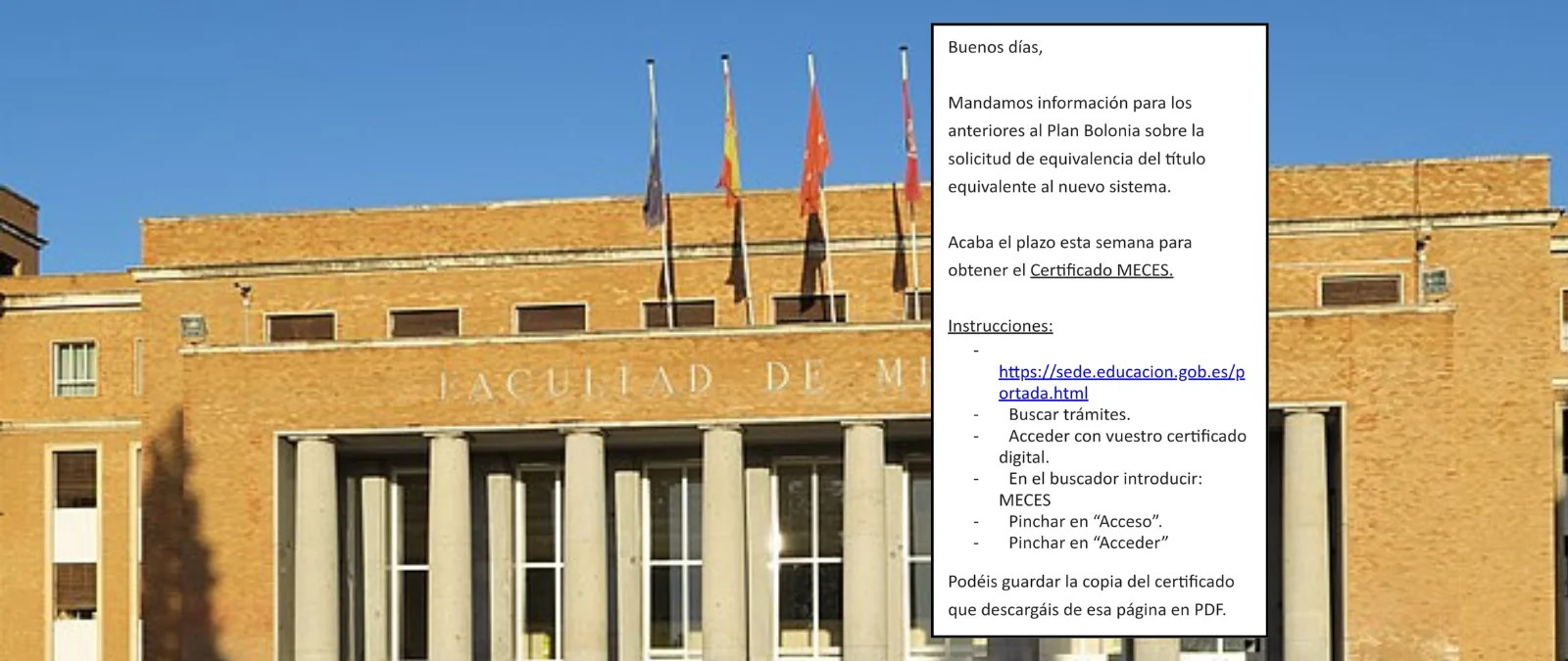 No, la primera semana de febrero de 2026 no es la última para solicitar la convalidación de los títulos pre-Bolonia: el Ministerio de Ciencia afirma que el trámite está abierto permanentemente