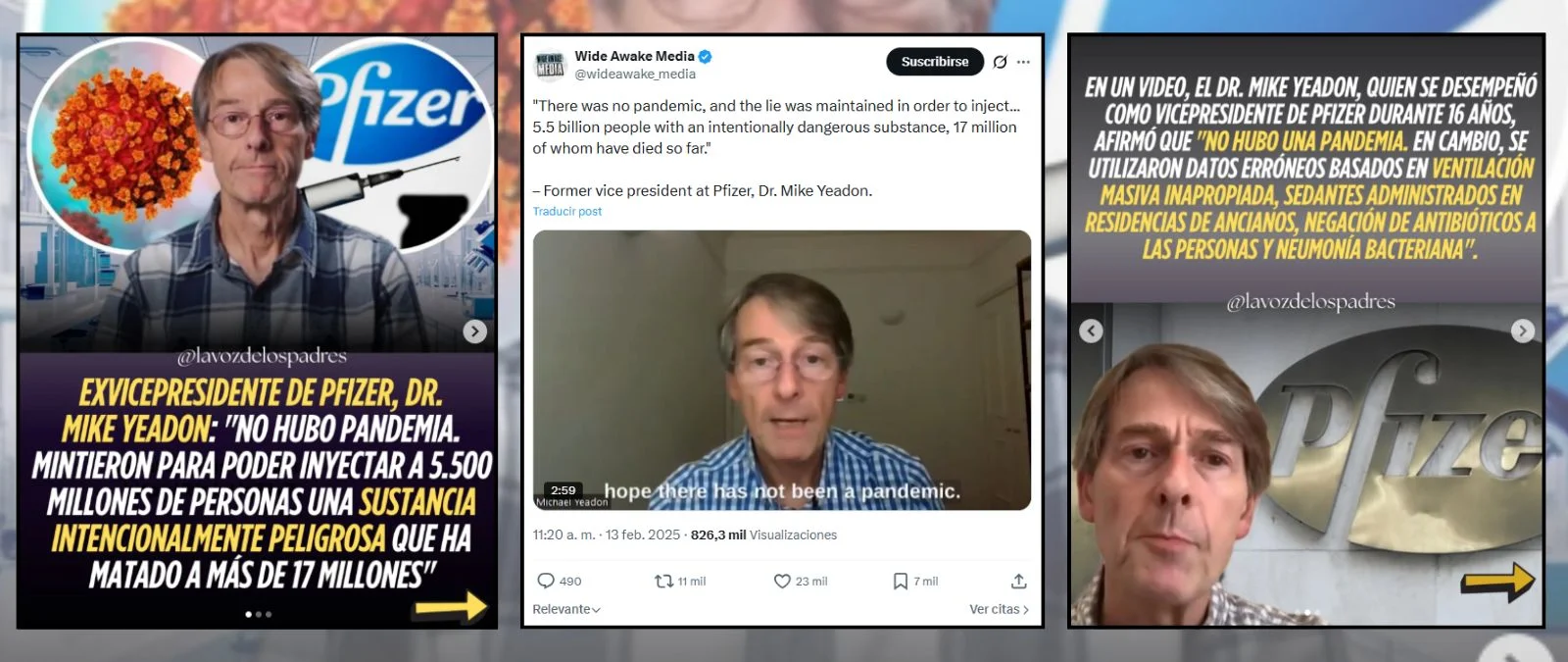 A febrero de 2026, no hay ninguna evidencia de que las vacunas contra la COVID-19 hayan causado más de 17 millones de muertes: el documento del que procede la cifra es un preprint, no un estudio