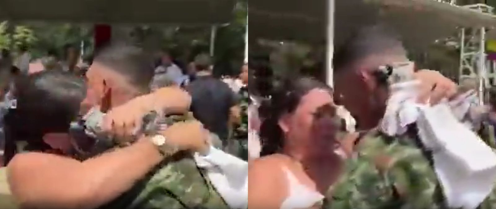 No, este vídeo de una madre abrazando a su hijo soldado no es de un militar mexicano que estuvo en los enfrentamientos contra el Cártel de Jalisco Nueva Generación: es del ejército de Colombia