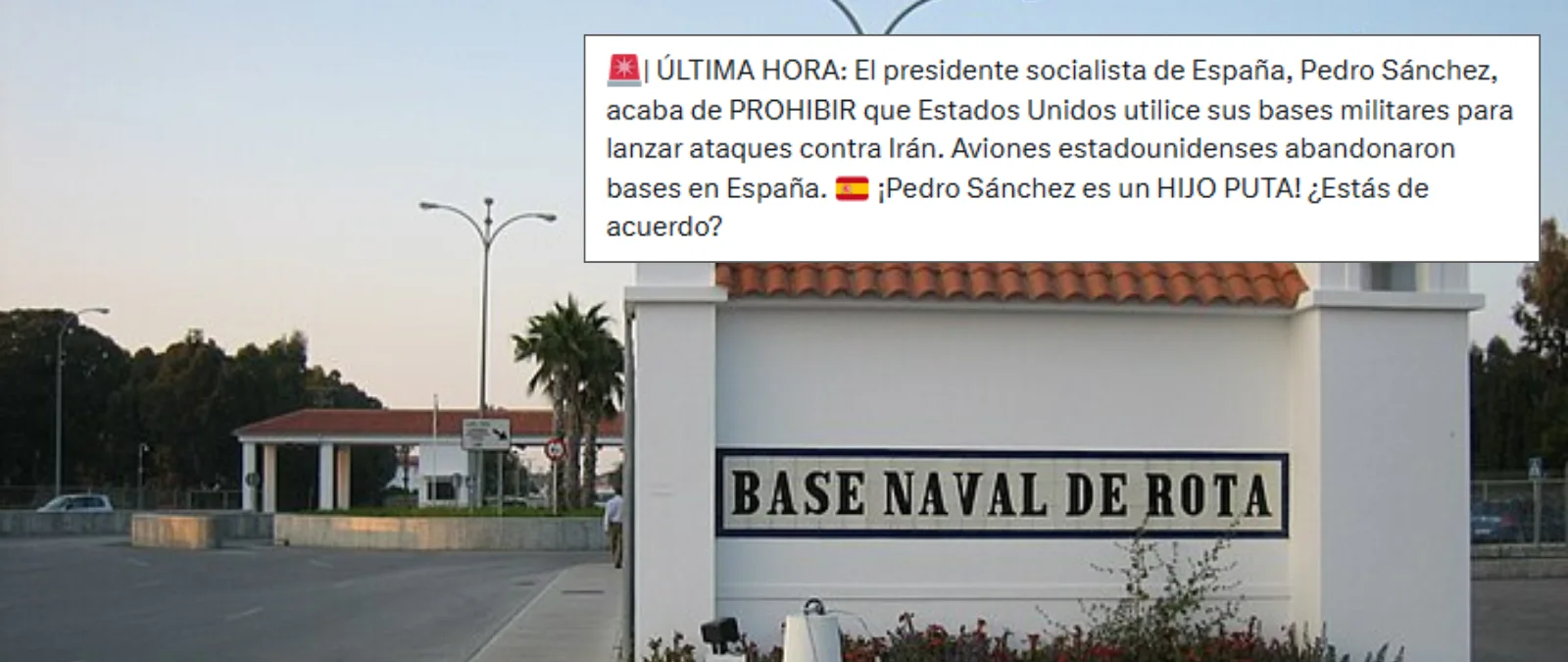 Las declaraciones del Gobierno sobre el uso de EEUU de las bases españolas: lo restringe a los acuerdos internacionales y dicen que no se ha dado "asistencia" a los ataques a Irán