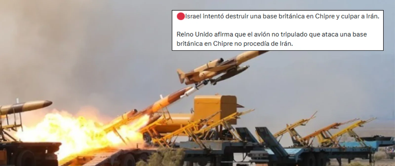 Qué sabemos sobre la autoría del ataque con dron contra una base británica en Chipre