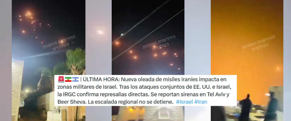 No, este vídeo no es de ataques de Irán a Tel Aviv (Israel) en marzo de 2026: ya se difundía en 2025