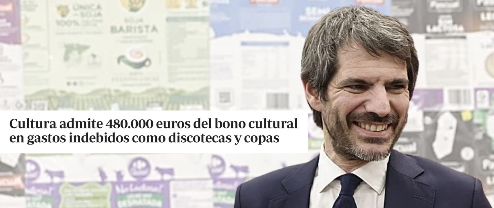 479.790 euros del bono cultural joven de 2022 y 2023, un 0,3% del gasto total, se destinaron a “usos indebidos” (entre los que están las discotecas), según el Ministerio de Cultura