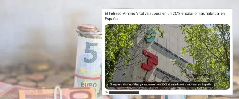 Qué sabemos sobre si el Ingreso Mínimo Vital supera en un 20% al "salario más habitual en España"