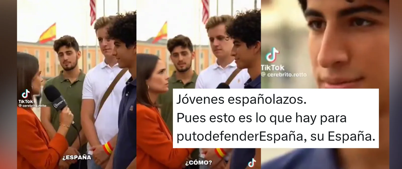 No, este vídeo donde un grupo de jóvenes defiende apoyar a Estados Unidos en la guerra pero se niegan a alistarse no es real: está generado con inteligencia artificial