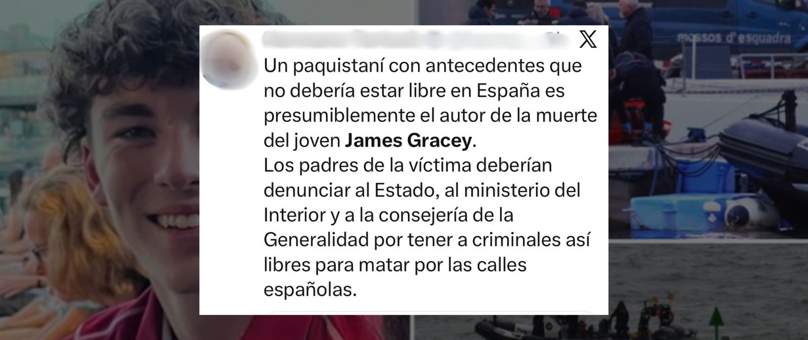 Qué sabemos de la muerte de James Gracey, el joven estadounidense que desapareció en Barcelona tras salir de una discoteca