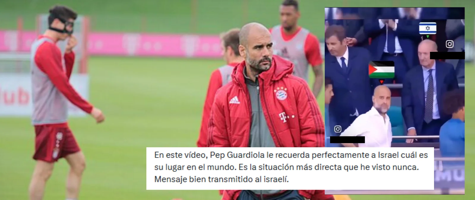 No, en este vídeo Pep Guardiola no le niega el saludo a un representante israelí: es el exentrenador de fútbol inglés Alan Smith