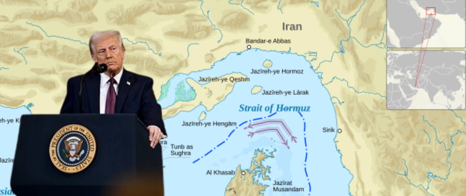 De pedir ayuda a otros países a dar un ultimátum (y después posponerlo) a Irán: las distintas versiones de Trump sobre la apertura del estrecho de Ormuz