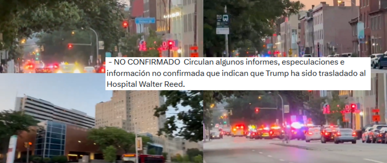 No, este vídeo no demuestra que Donald Trump haya sido hospitalizado en abril de 2026: se publicó en 2024 tras el intento de asesinato que sufrió durante un mitin en Pensilvania